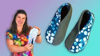 DIY Warm House Slippers // How to Sew the Perfect Slippers in minutes
