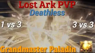 Lost Ark Paladin PVP Gameplay! Grandmaster Paladin doing some more 1v3's and 3v3's!