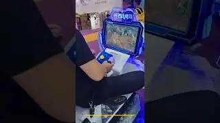 Детский игровой автомат с видео игрой "На взлёт"