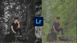 Black Tone Lightroom Photo Editing tutorial in mobile #Lightroom
