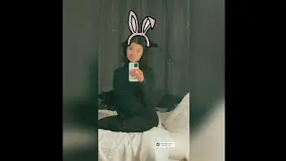 Diane guerrero with the bunny ears filter #121
