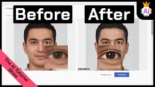Scale / Resize Image WITHOUT Losing Quality Using A.I. | The A.I. Tutorial Show | Ep 5