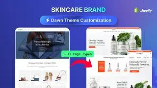 How To Build Shopify Skincare Brand with Dawn Theme - Full Tutorial (2026)