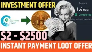 New Usdt Earning Site || New Investment Plutfrom || How to earn money online 2023