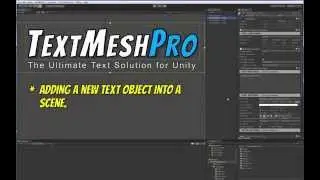 Text Mesh Pro - Getting Started Part 1