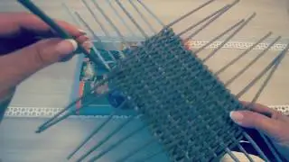 Плетем прямоугольное дно