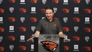 Oregon State Football Head Coach Jonathan Smith (August 29, 2023)