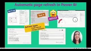 Automatic Page Refresh in POWER BI Desktop & POWER BI Service