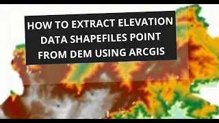 How to extract elevation data shapefiles point from DEM using ArcGIS