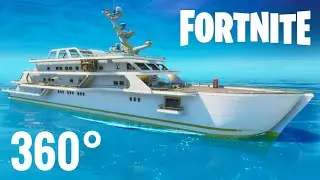 360° VR video Fortnite Yacht Immersive Experience in 360 degree interactive