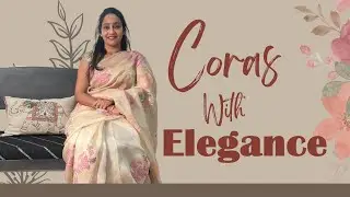 Coras with elegance #gayathrifashions