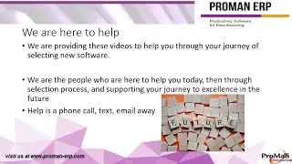 ERP Software selection - Requirements Gathering
