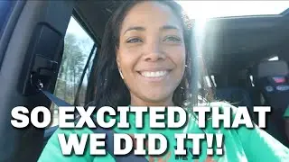 SO EXCITED THAT WE DID IT!!