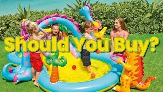 Intex Dinoland Inflatable Play Center, 119in X 90in X 44in, for Ages 2+ 57135EP