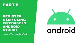 How to register user in Android Studio using Firebase (Part 5 eCommerce Shopping App )