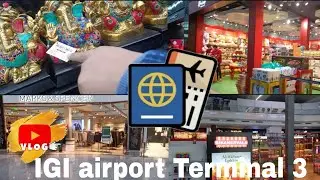 #Vlog4 | Igi airport terminal 3 ko kiya explore | Trip to Rajkot | Domestic