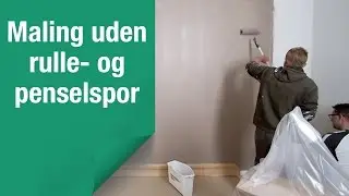 Sådan opnår du et ensartet resultat, når du maler vådt i vådt på væggen
