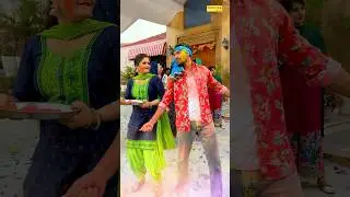 Rang laalan de bhabhi ❤️😍 Holi Special DJ Song | Anjali Raghav & Mannu Pahri #holispecial #shorts