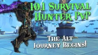 INSANE 1v2! Survival Hunter PvP - 2v2 Arenas w/ Returning Friend! 10.1 Dragonflight WoW