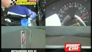 Αmazing acceleration Mitsubishi Evo Amazing 900+ Ps @ 9.000 RPM