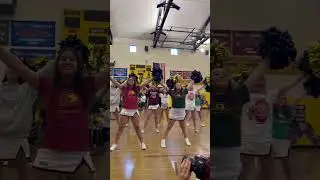 CLMS Cheer College Assembly Cheer Band Dance 2024