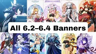 Genshin 6.2–6.4 Banners REVEALED! New Characters & Massive Reruns Incoming! 🔥