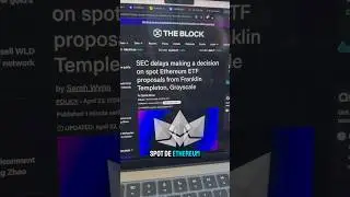 Minuto Cripto 24/04/2024! SEC adia decisão do ETF spot de Ethereum da Grayscale para 11 de junho!