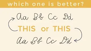 Upright vs. Slanted Cursive Handwriting Styles