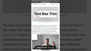 Trim the spacing of your text like a pro!
