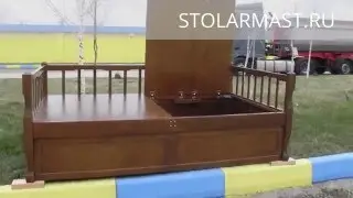 Топчан с открывающимся настилом