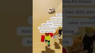 forcing people to sing im blue and then blowing them up #roblox #shorts