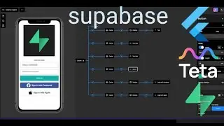 How to create an app with new tools(Teta) 🔥🔥🔥#tetabuilder #nocode #supabase #flutter
