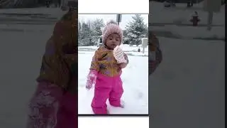 baby girl in the snow / bebê na neve - remix