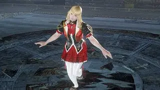 Tekken 7 [Steam]: Lili tries on Asuka's Parade customize outfit [MOD] (Treasure Battle)