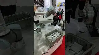Automate 2023 - Apera AI / UR5e / Precision Robotics - Bin Picking and Machine Tending