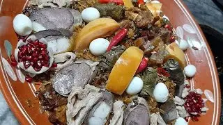 Very tasty traditional UZBEK HOT PİLAF 🌶️ (OSH) welcome to TASCHKENT 🤗 