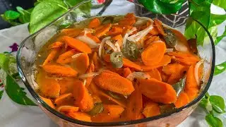 2 secretos‼️ para las Mejores ZANAHORIAS EN VINAGRE que hayas probado