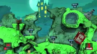 (News) Worms Revolution - Gameplay - PS3 Xbox360.
