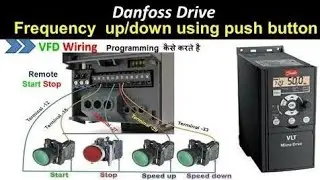 How start and stop VFD by 3 wire control system