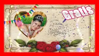 Plantilla editable SONY VEGAS 💖 CUMPLEAÑOS #5 (GRATIS)