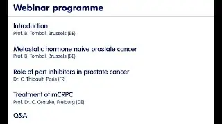 UROwebinar: Metastatic prostate cancer