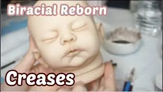 Biracial Reborn Painting | CREASES | Melissa Ferrante