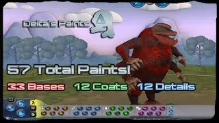 Spore - Mod Delta's Paints: 109 Unique Creature Paints!