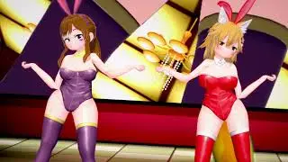 「HatKid & Senko」 SISTAR Shake It 「MMD 4K 60fps」