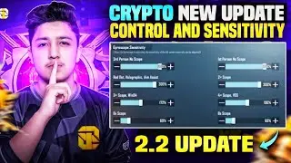 (2022) CRYPTO New 2.3 Update Sensitivity Code/Crypto Control code Pubg/Bgmi | Crypto Sensitivity