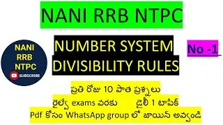 set-1 DAILY MATHS QUESTIONS BY NANI SIR #nanirrbntpc #ntpc2024 #ntpcmathsquestion