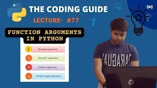 Function Arguments In Python | Types of Parameters | Python Tutorials For Beginners