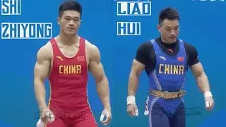 Liao Hui & Shi Zhiyong Chinese National Games Weightlifting Tianjin 2017