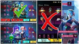 BGMI NEW SCAM 😡 FREE UPGRADE AUG SCAM ❗ FREE UPGRADE PAN SKIN | NEW LUCKY SPIN | 1 TO 100 RP REWARDS