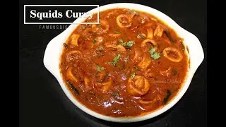 Squids Curry Recipe Mangalorean Style | स्क्वीड करी.😋😋